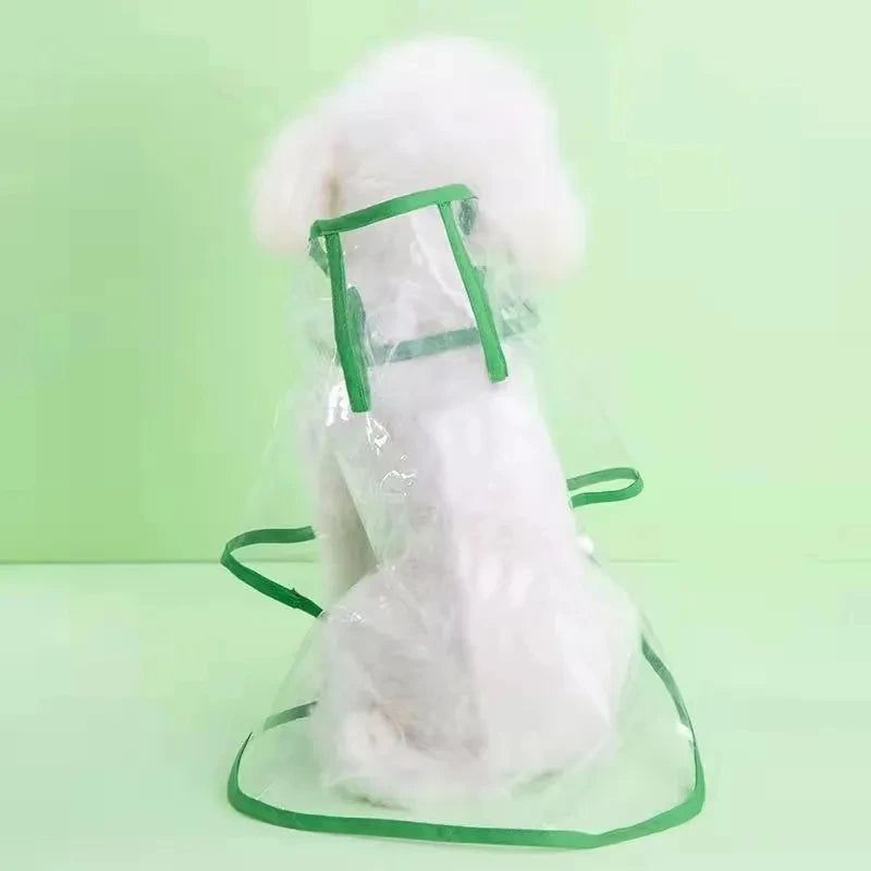 Clear Doggy Rain Poncho