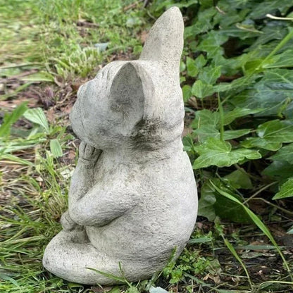 Zen Frenchie Statue